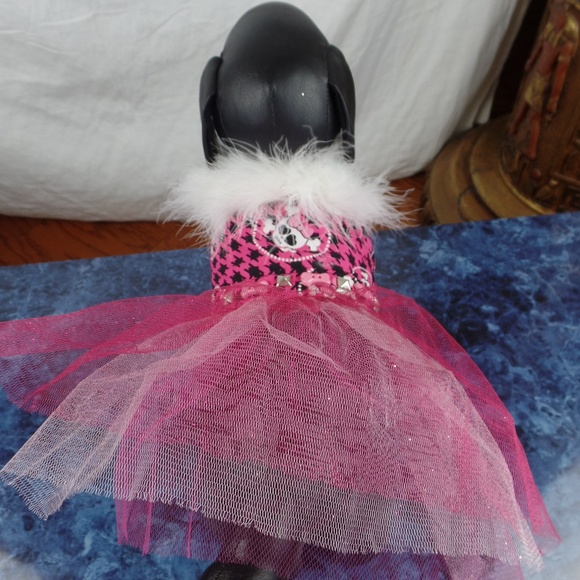 Punk party dress with studs dog clothes dress x small nwot! - Picture 7 of 8